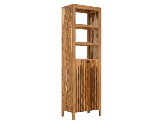 Porter - 2 Door Bookcase - Brown