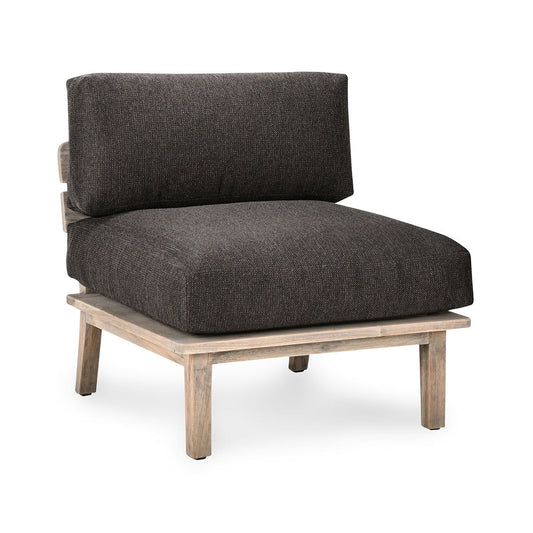 Podium - Outdoor Armless Chair - Dark Gray