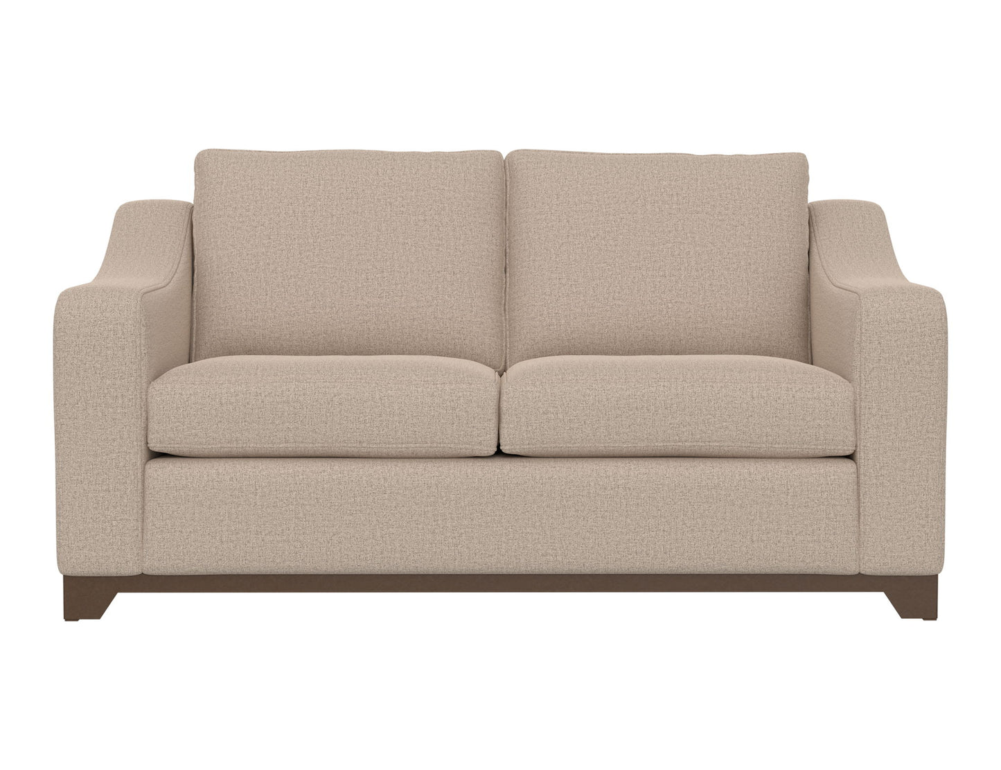 Natural Parota - Loveseat - Capuccino Brown