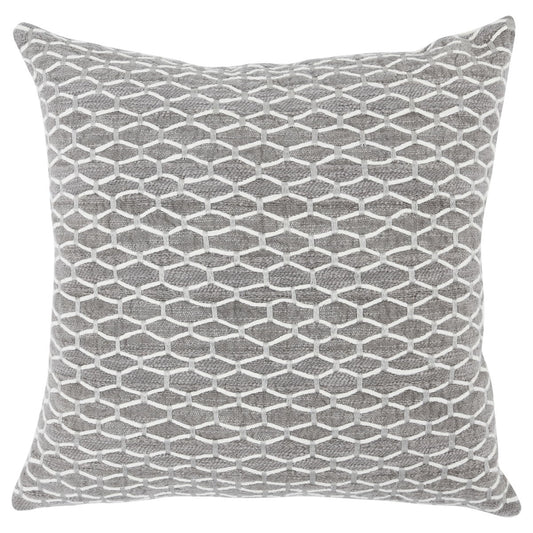 Intrigue - IN Neville Pillow - Gray