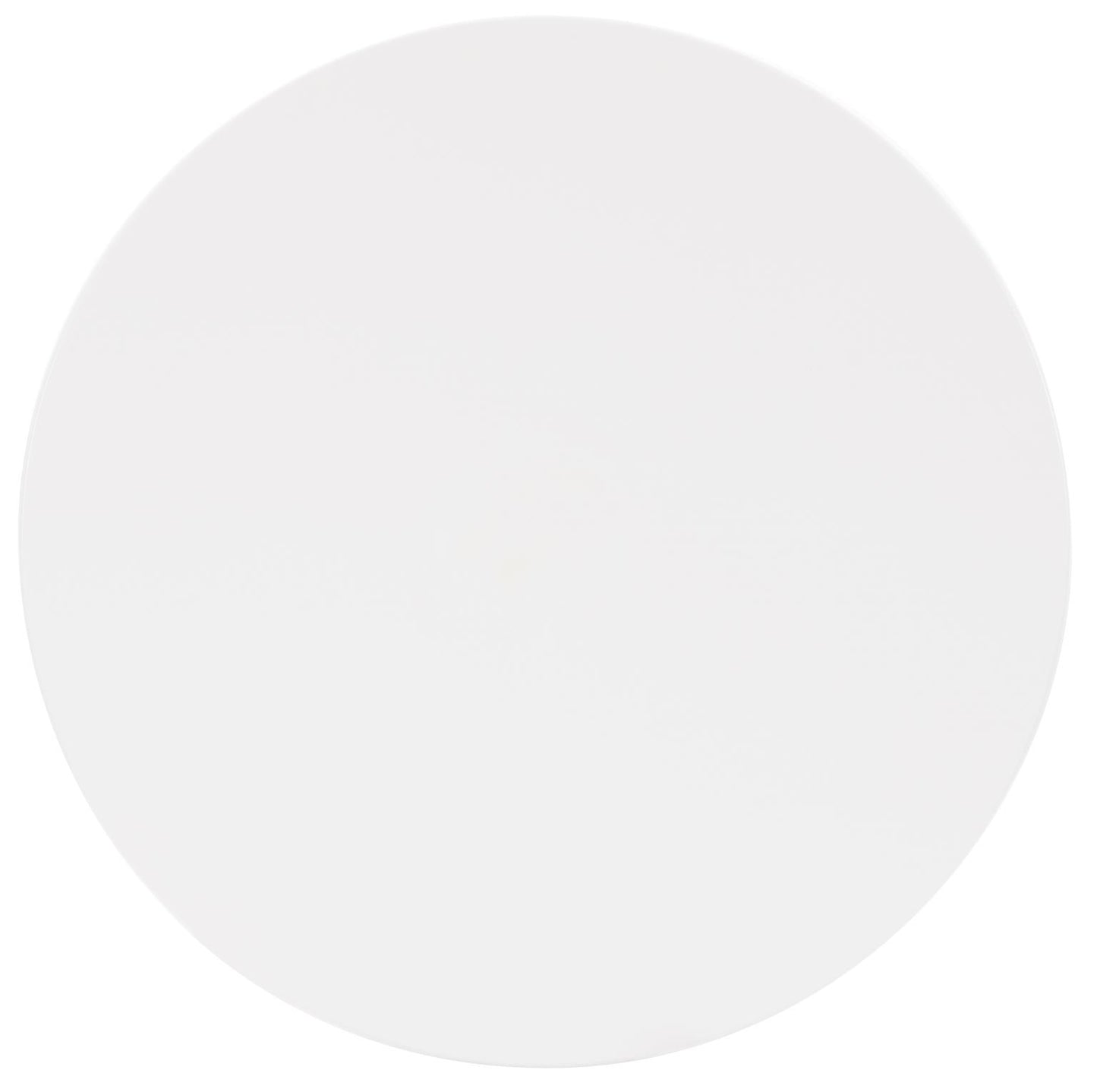 Melrose - Complete Round Dining Table - Cloud White And Desert Oak