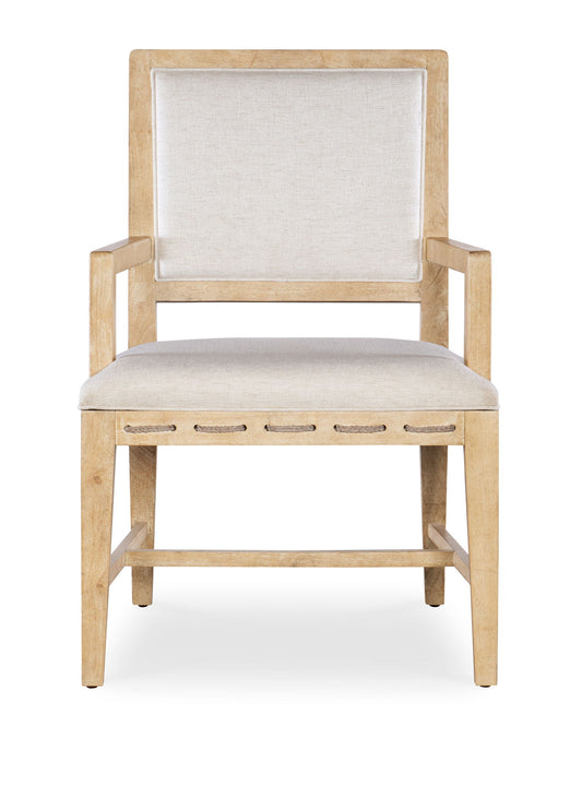 Retreat - Cane Back Arm Chair (Set of 2) - Beige