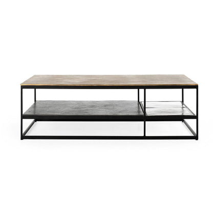 Remmy - Coffee Table - Bronze & Black