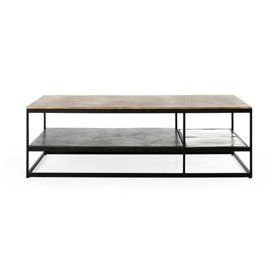 Remmy - Coffee Table - Bronze & Black