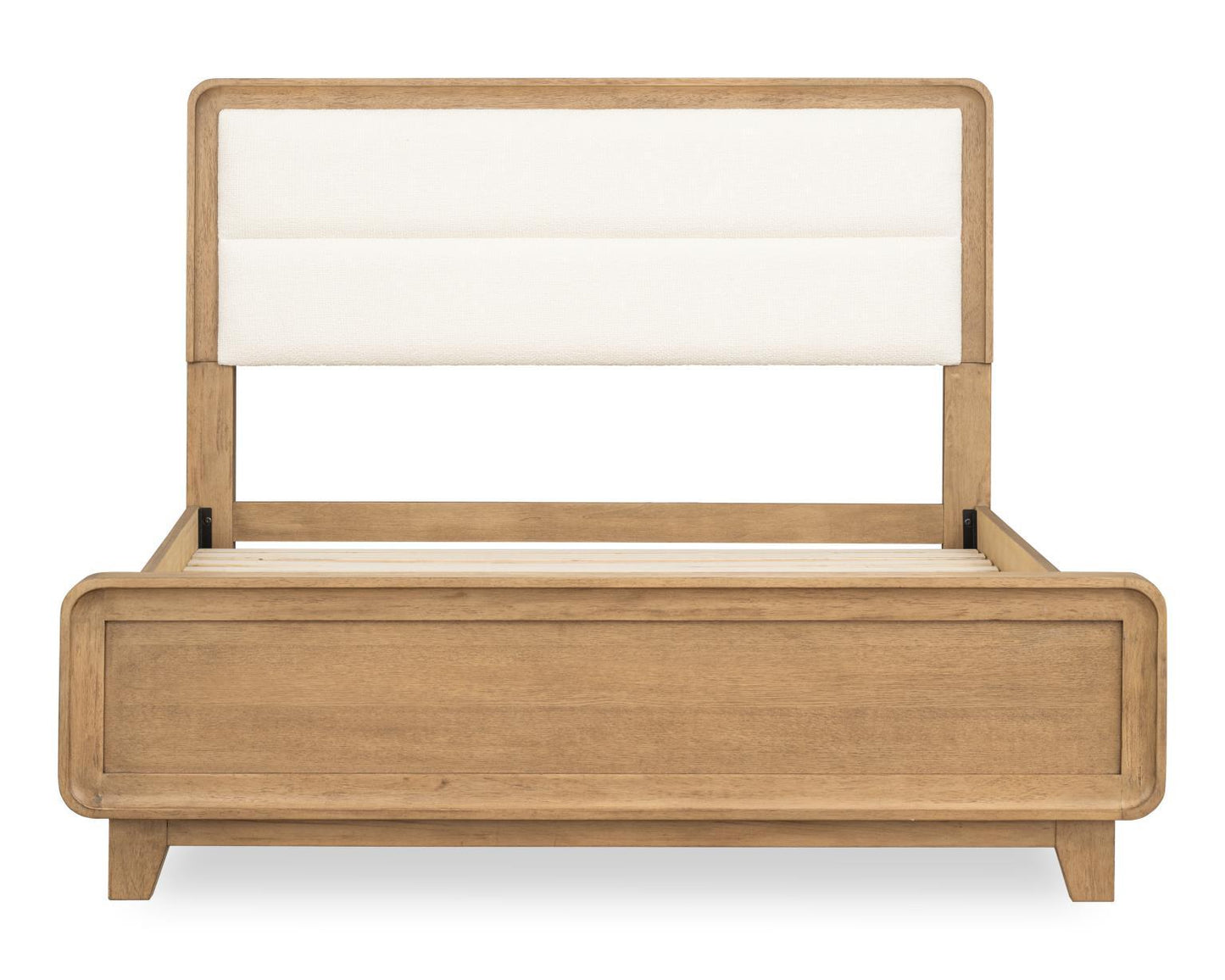 Theo - Full Upholstered Panel Headboard - Desert Oak