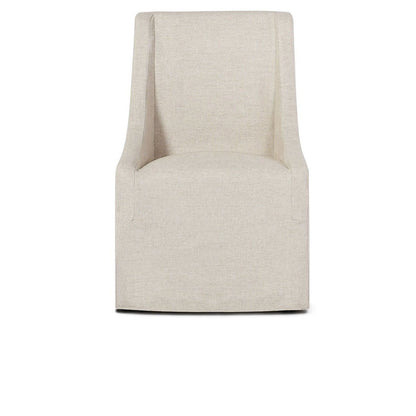 Warwick - Upholstered Rolling Dining Chair