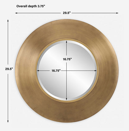 Contessa - Round Mirror - Gold