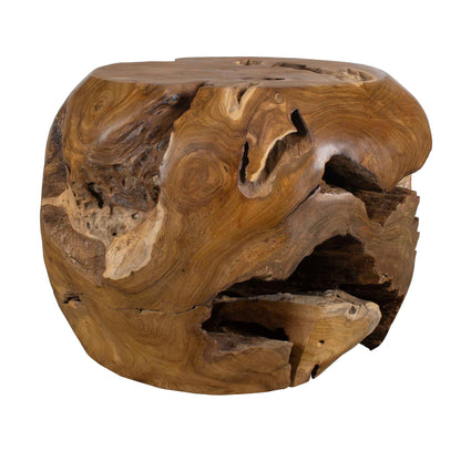 Sola - Outdoor Side Table - Brown / Woodtone