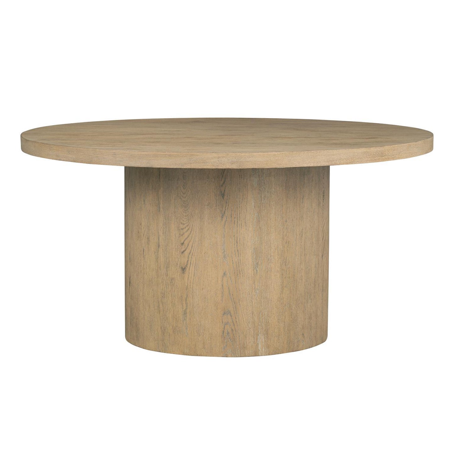 Flow - Round Pedestal Dining Table Base - Sandstone