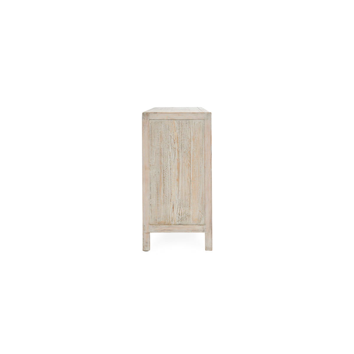 Sienna - Reclaimed Pine 4 Doors Cabinet - Beige