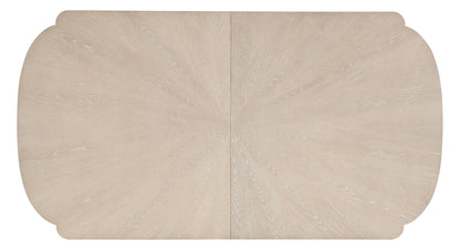 Nouveau Chic - Rectangle Dining Table With 1-22" Leaf - Light Brown