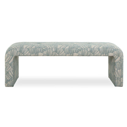 Amie - Bench - Spa Blue