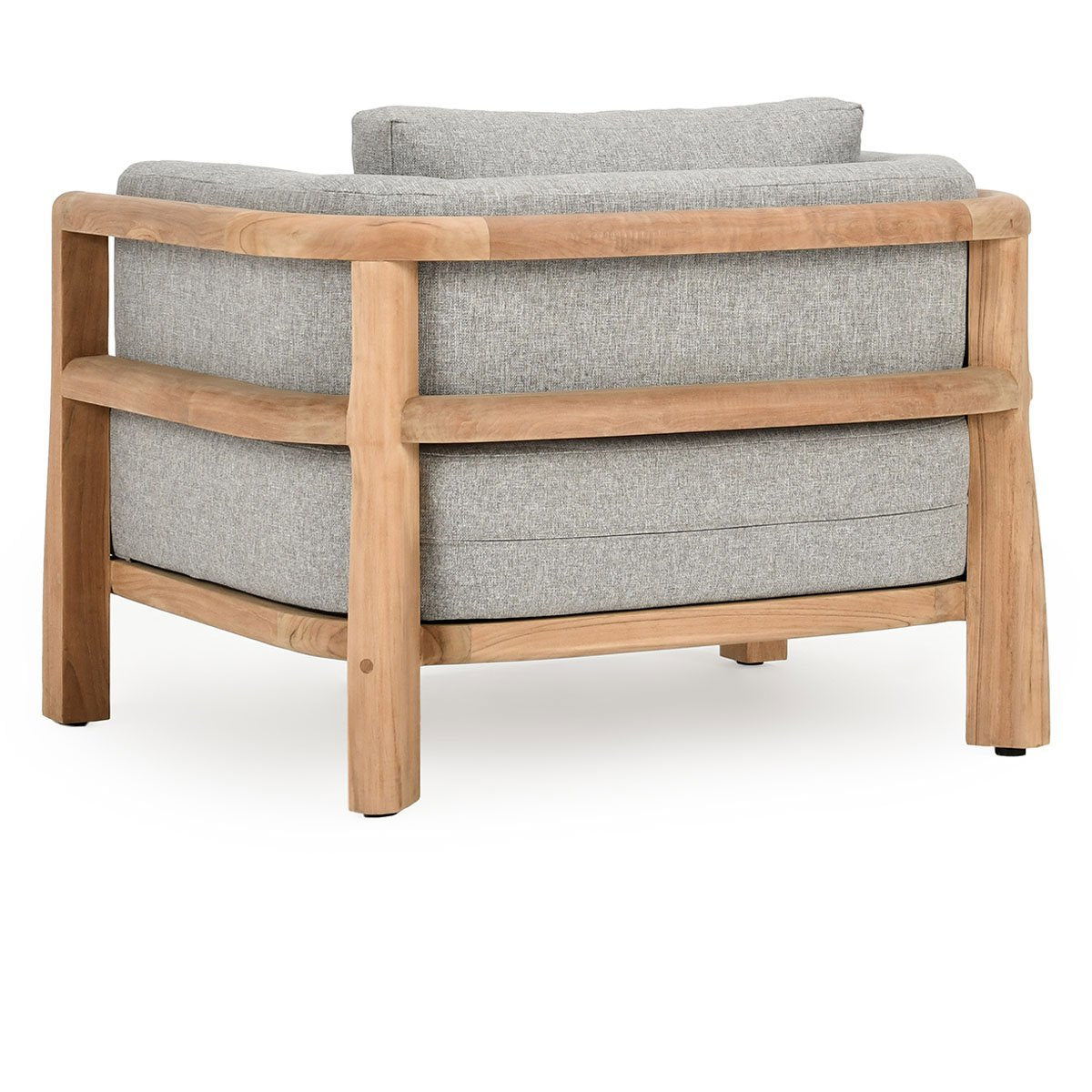 Aston - Outdoor Accent Chair - Natural / Gray