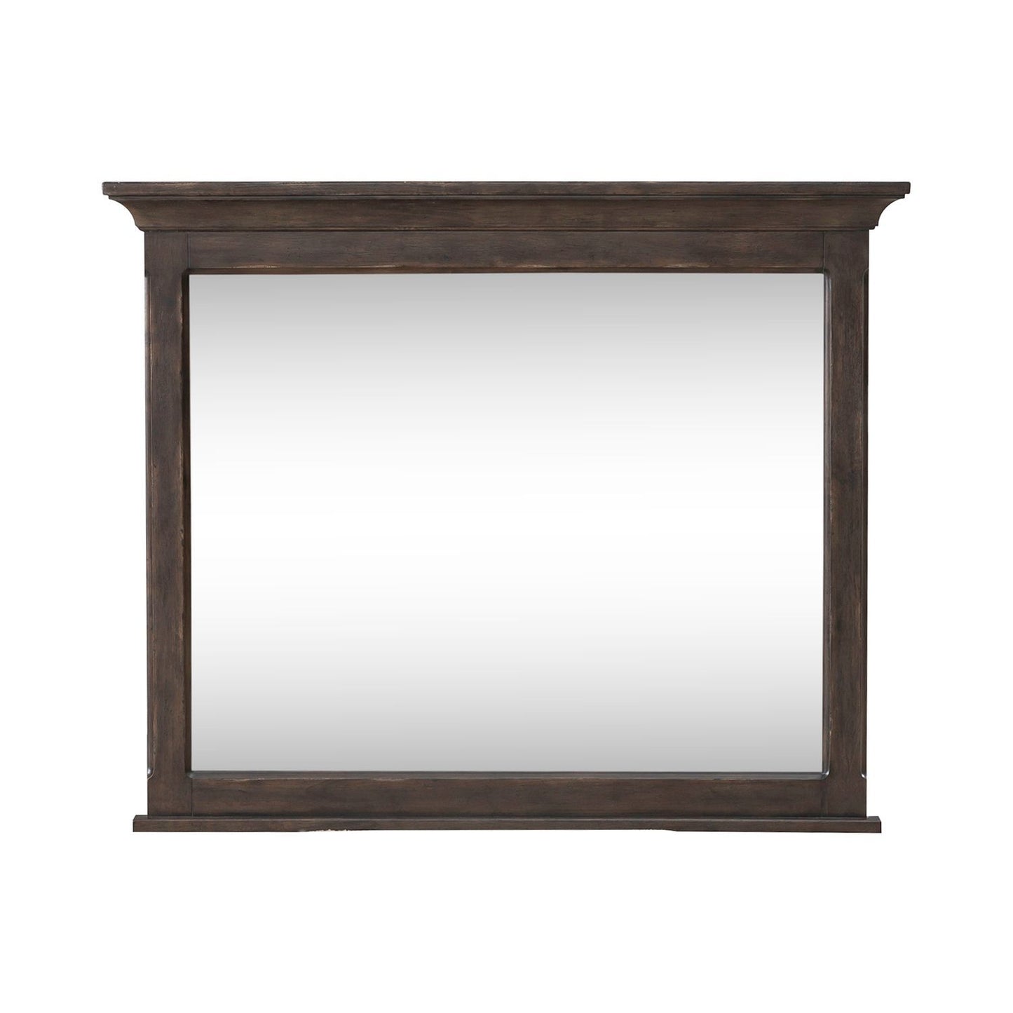 Paradise Valley - Landscape Mirror - Dark Brown