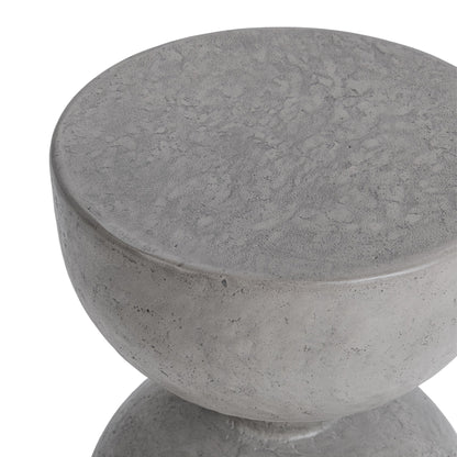 Adna - Outdoor Accent Table - Dark Gray