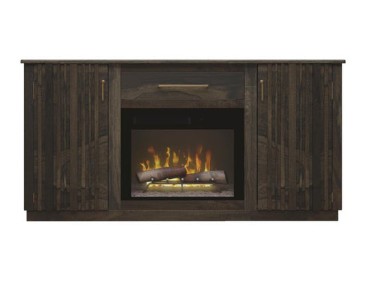 Mezquite - 70" Fireplace - Brown