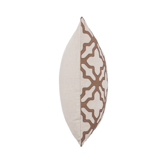 Mullan - 22" x 22" LN Pillow - Frothed Brown