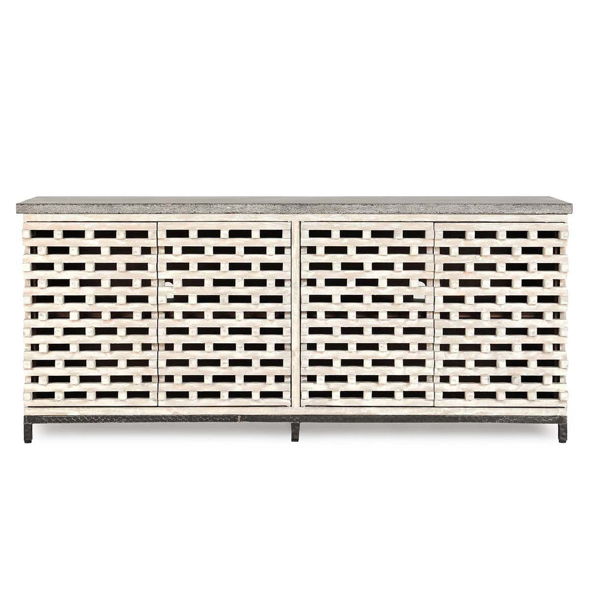 Virginia - 4 Door Sideboard - Vintage Cream