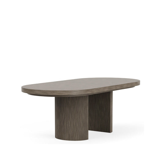 Sariel - Double Pedestal Dining Table Base - Dark Brown