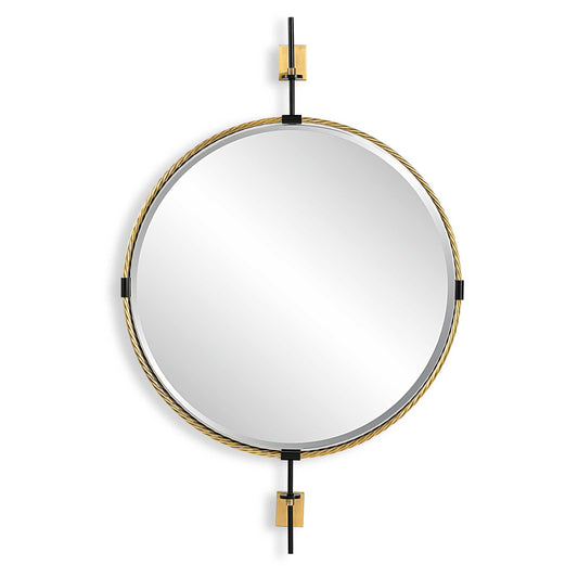 Guardrail - Round Mirror - Gold
