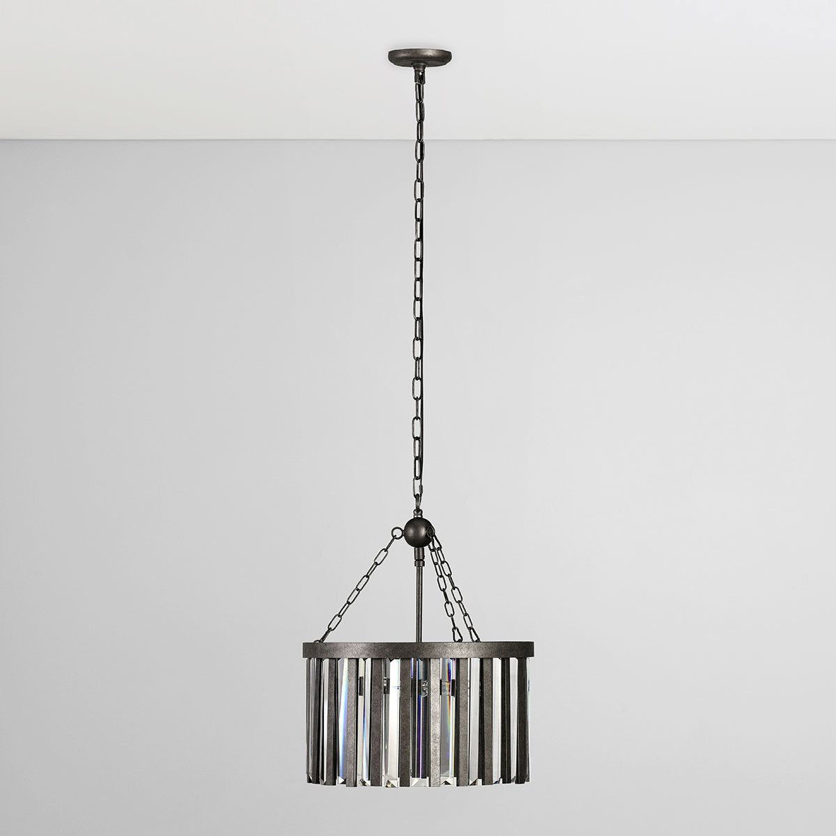 Olympia - Chandelier - Pewter