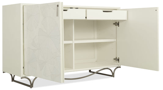 Melange - White Lotus Hall Chest - White