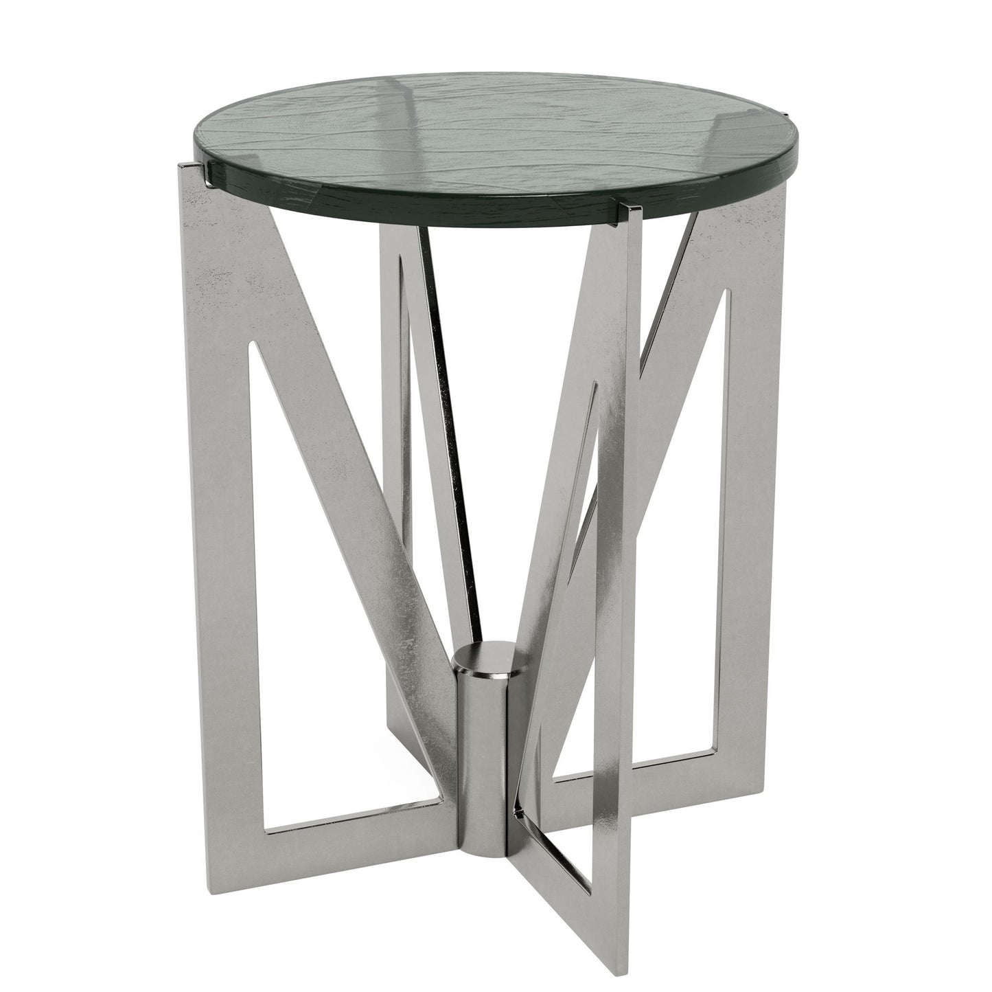 Jano - Round End Table Top - Gray