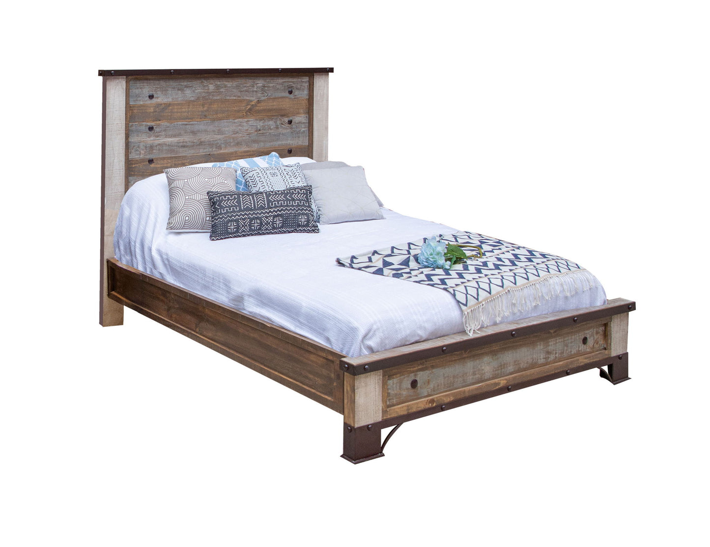 Antique - Queen Headboard - Multicolor