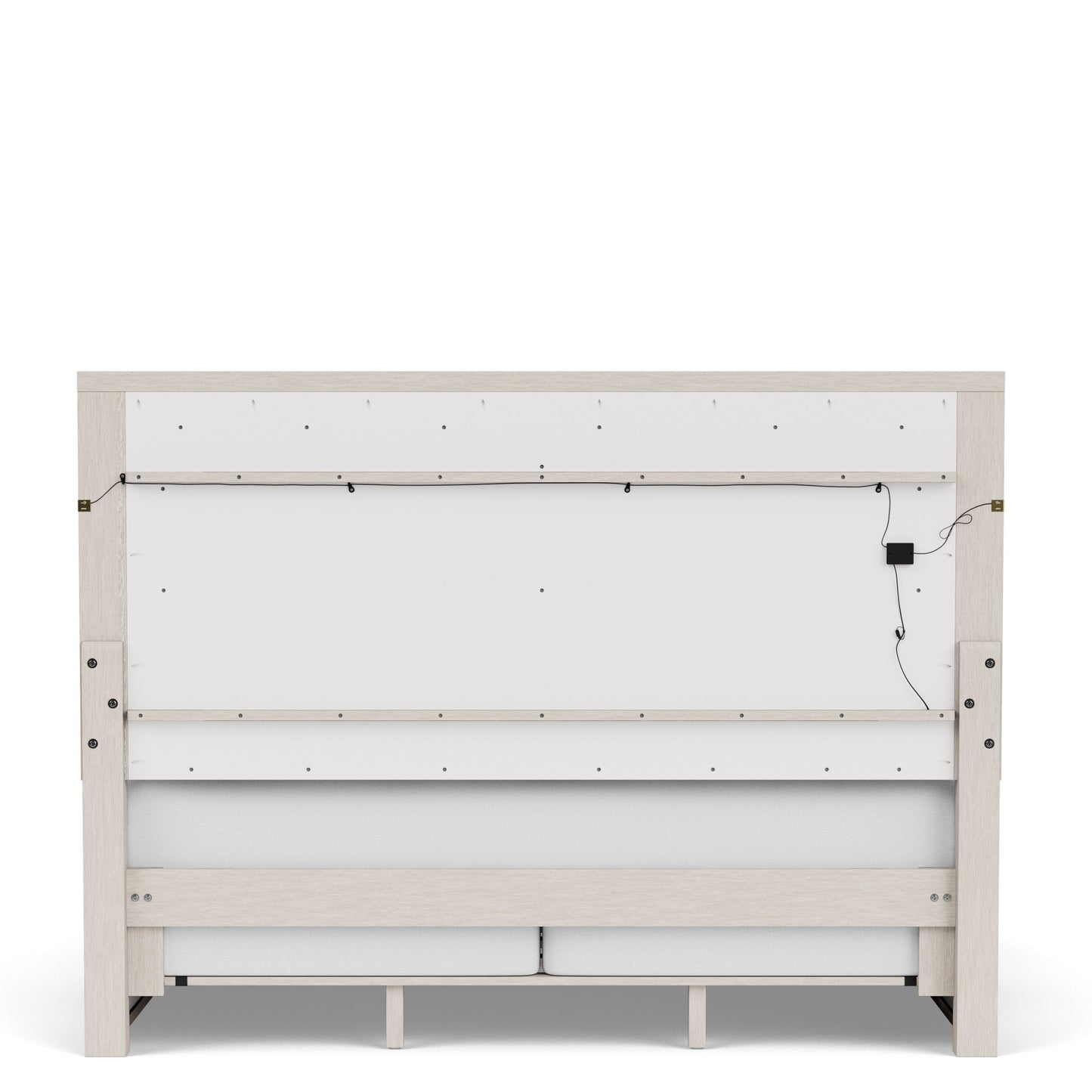 Alexis - Queen / King Bed Rails - Latte Essence