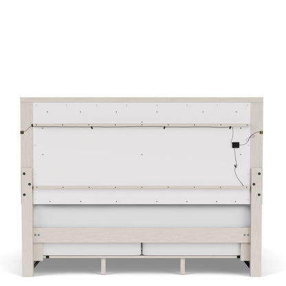 Alexis - Queen Panel Footboard - Latte Essence