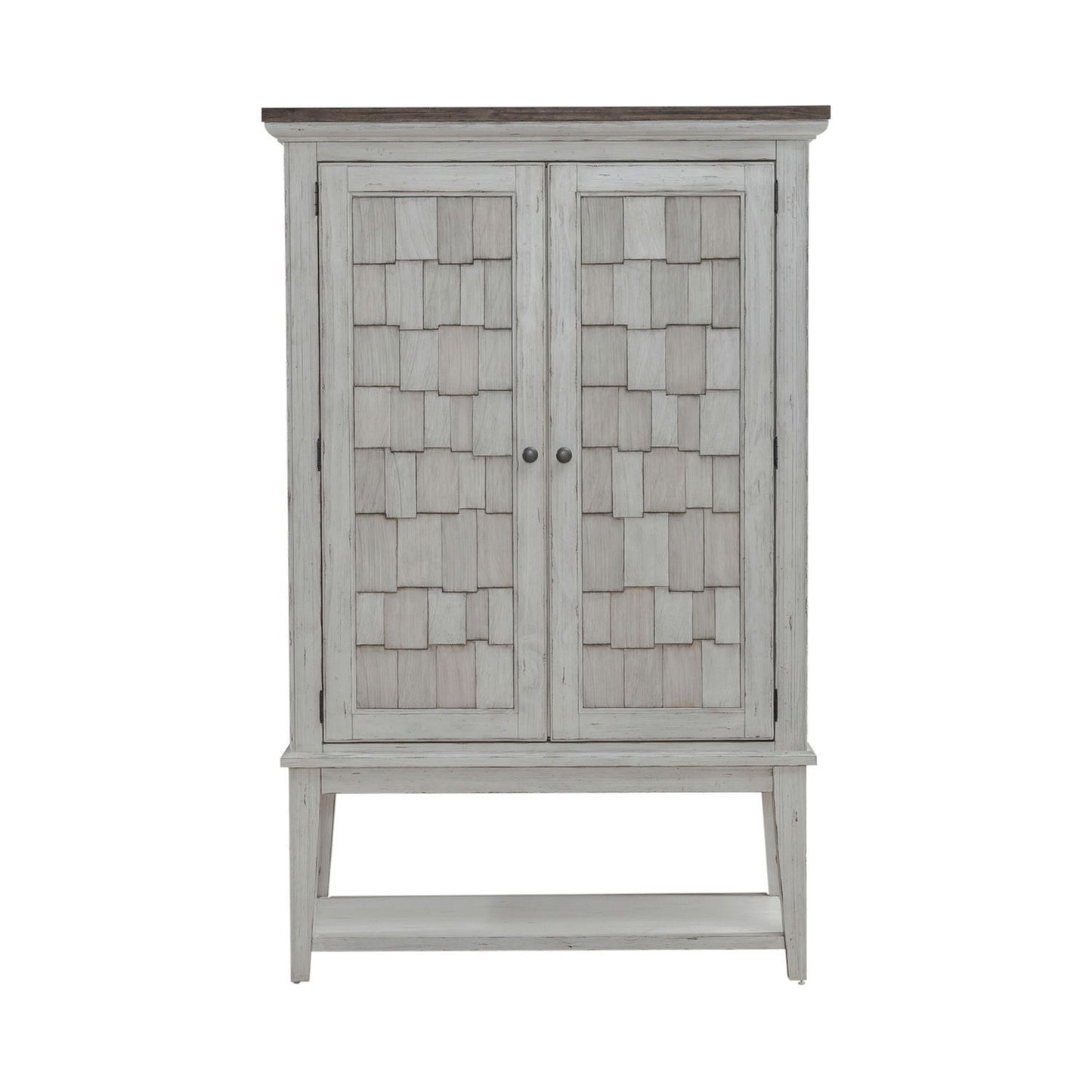 River Place - Bar Cabinet - White