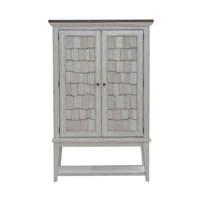 River Place - Bar Cabinet - White