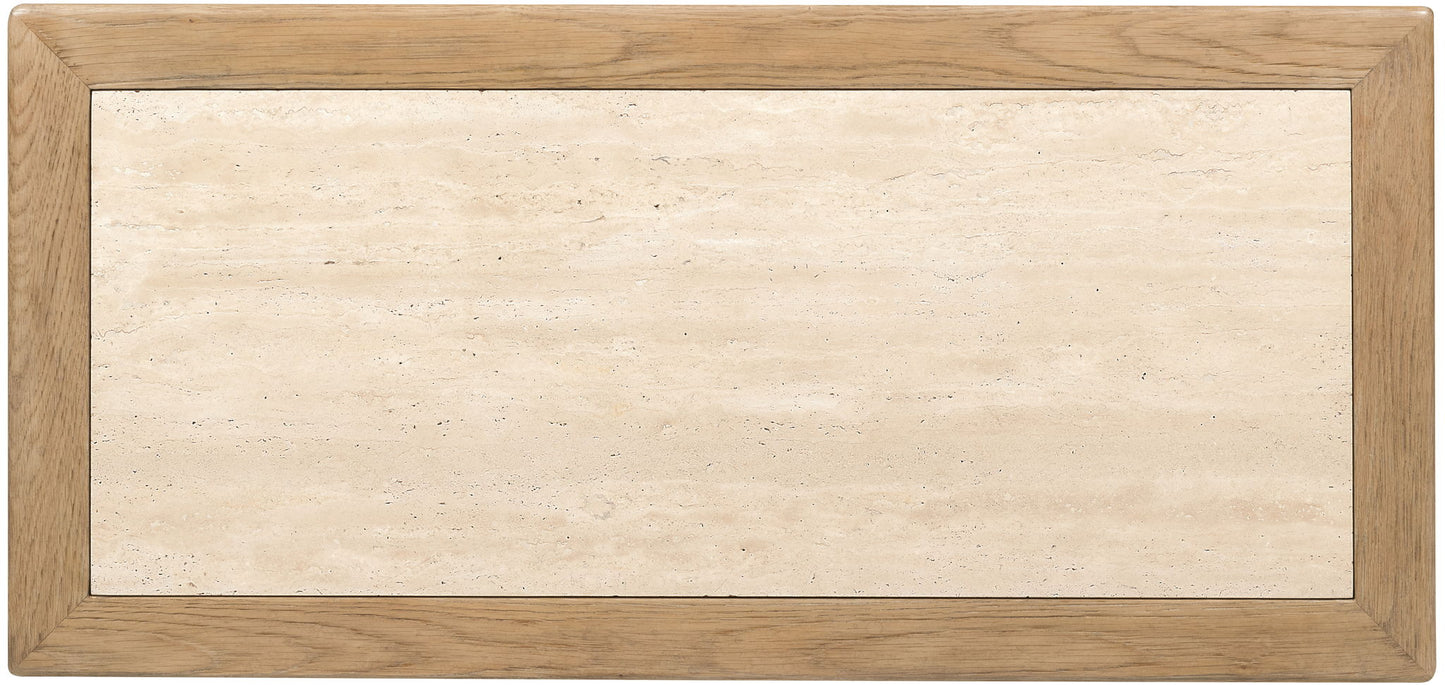 Driftwood - One-Drawer Nightstand With Stone