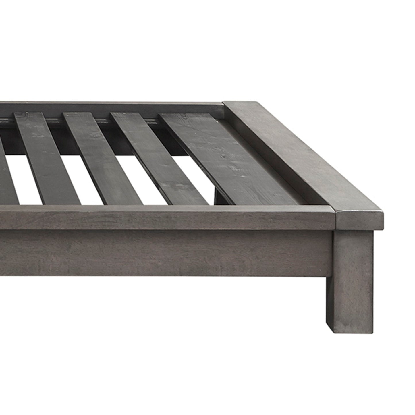 Modern Farmhouse - King Platform Footboard - Gray