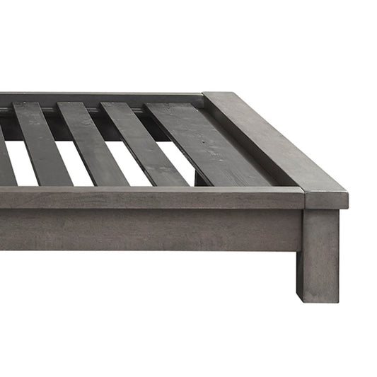 Modern Farmhouse - King Platform Footboard - Gray