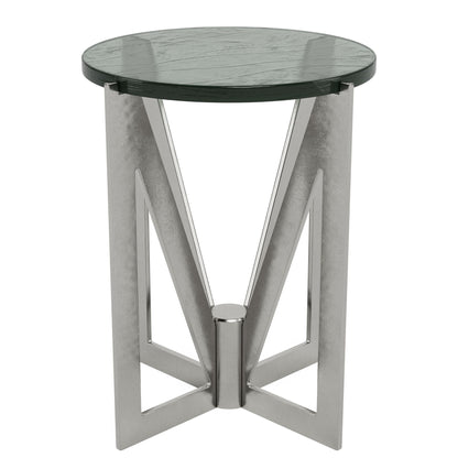 Jano - Round End Table Top - Gray