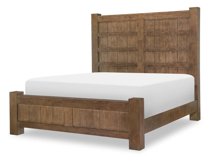 Artisan's Place - King Panel Footboard - Vintage Pine Ironwood