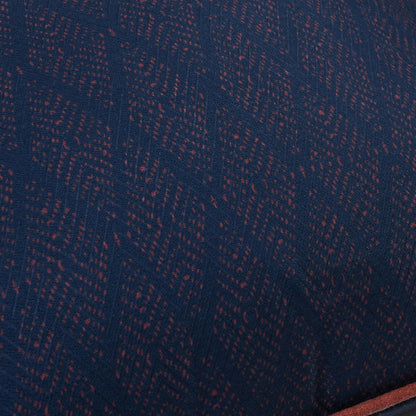 Terranea - Indoor/Outdoor Gulf Pillow - Dark Blue/Red