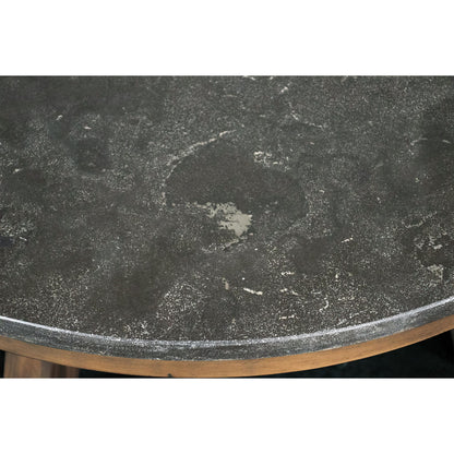 Weatherford - Round Coffee Table Base - Reclaimed Natural Pine