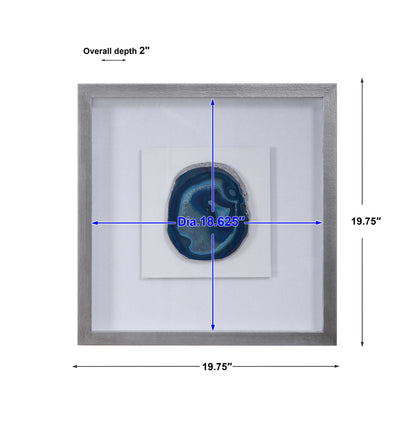 Kalia - Stone Shadow Box - Blue