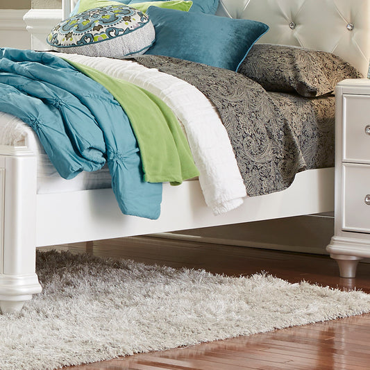 Stardust - Panel Bed Rails - White