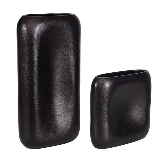 Anodic - Vases (Set of 2) - Dark Brown