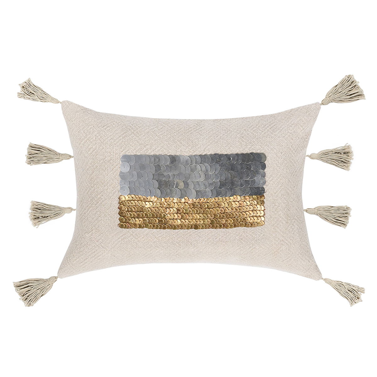 Radiant Oasis - 14" x 20" Tanga Pillow - Natural