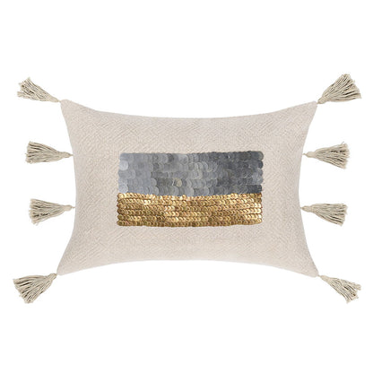 Radiant Oasis - 14" x 20" Tanga Pillow - Natural