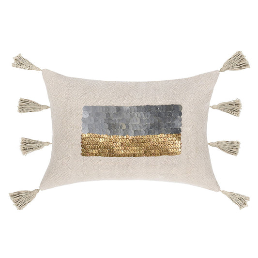 Radiant Oasis - 14" x 20" Tanga Pillow - Natural
