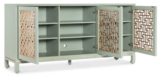 Commerce And Market - Trellis Entertainment Credenza - Light Blue