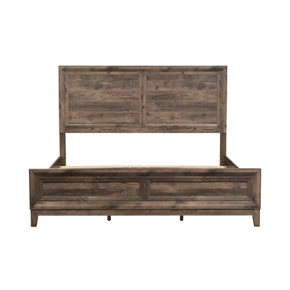 Ridgecrest - King Panel Headboard & Footboard - Light Brown