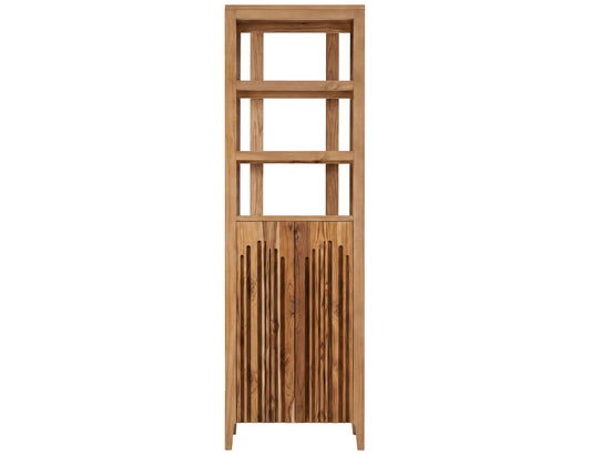 Porter - 2 Door Bookcase - Brown