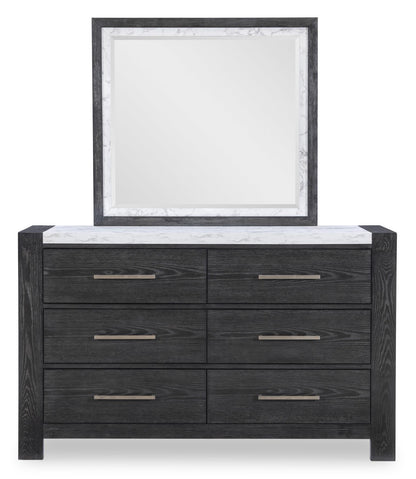 Horizons - Beveled Mirror - Espresso