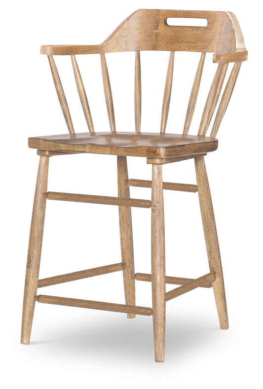 Vintage Market - Counter Height Chair (Set of 2) - Barnwood Oak